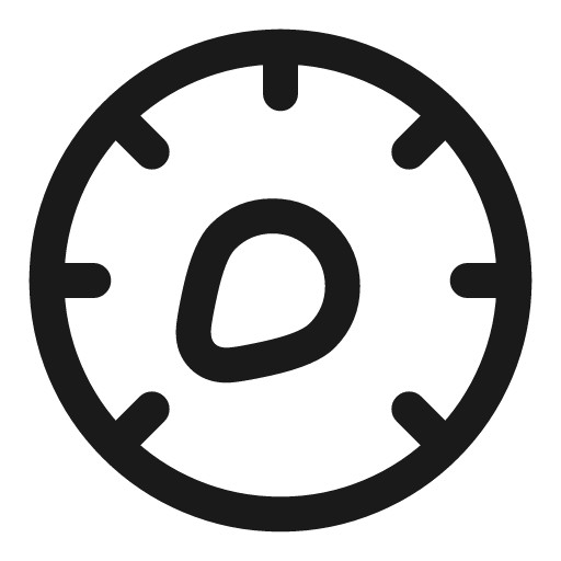 Speedometer low linear icon, line style, from Solar
