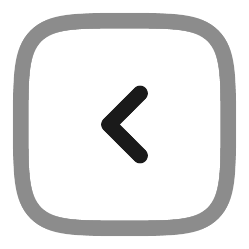 Square alt arrow left line duotone icon, two-tone style, from Solar