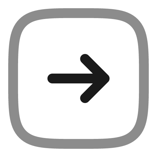 Square arrow right line duotone icon, two-tone style, from Solar