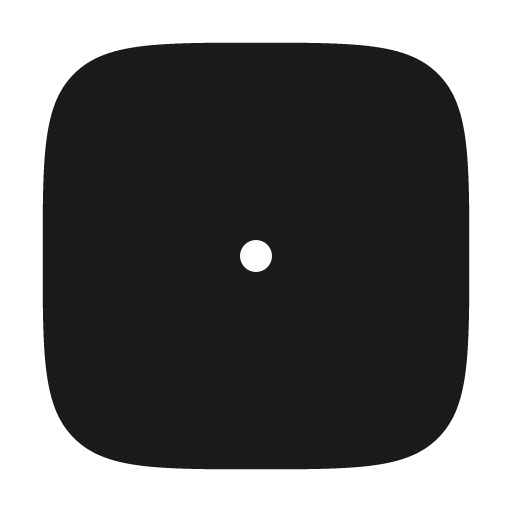 Square dot bold icon, bold style, from Solar
