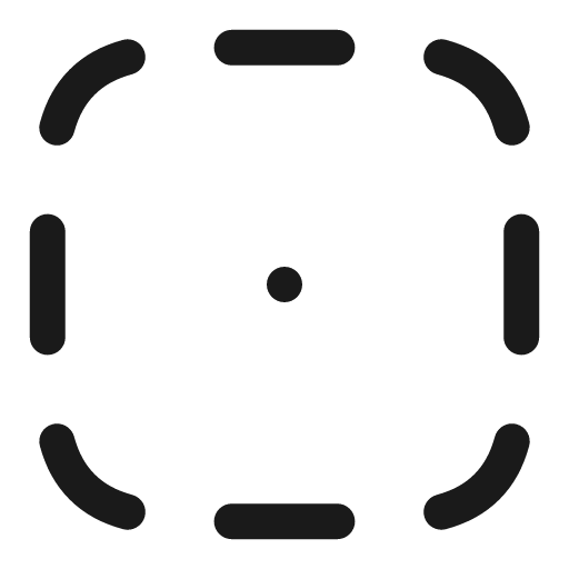 Square dot dashed bold icon, bold style, from Solar