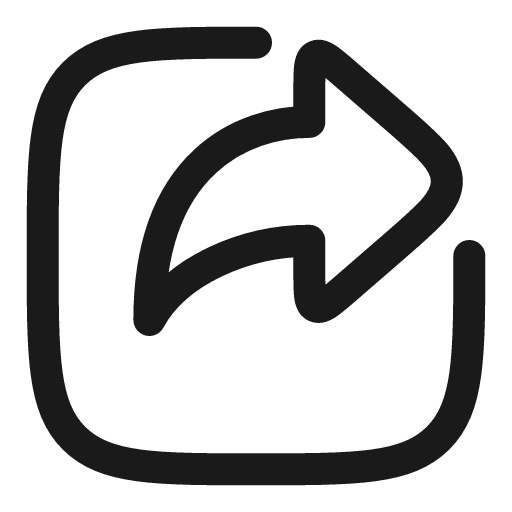 Square forward linear icon, line style, from Solar