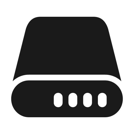 Ssd round bold icon, bold style, from Solar
