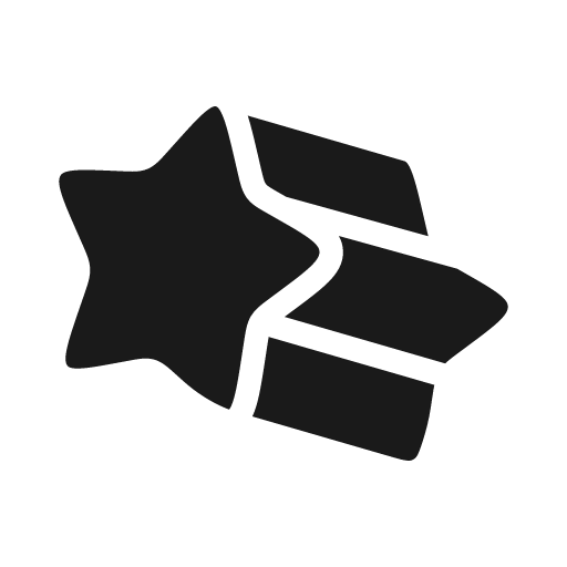 Star angle bold icon, bold style, from Solar