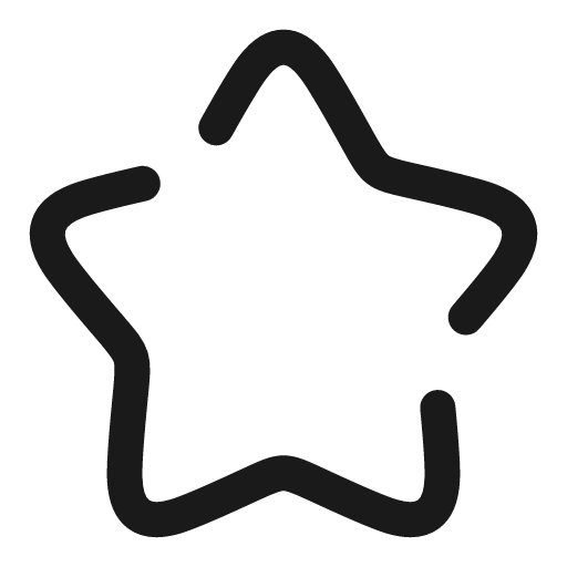 Star broken icon, line style, from Solar