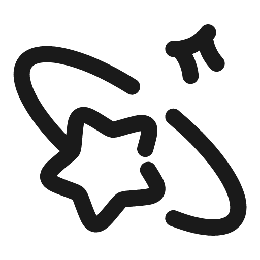 Star ring broken icon, line style, from Solar