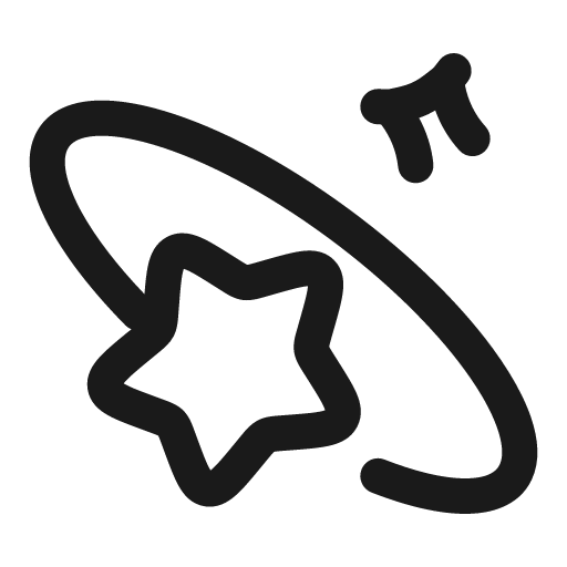 Star ring outline icon, outline style, from Solar