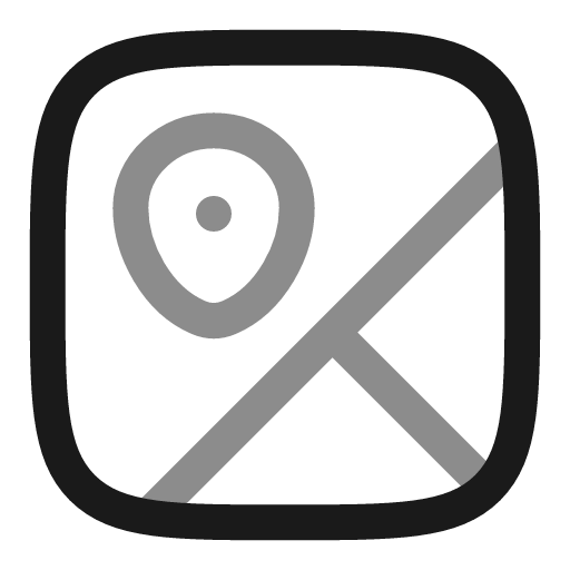 Streets map point line duotone icon, two-tone style, from Solar