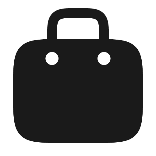 Suitcase bold icon, bold style, from Solar