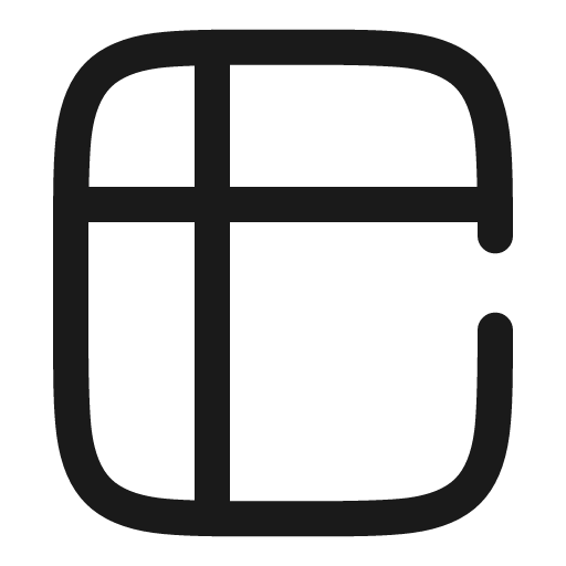 Table minimalistic broken icon, line style, from Solar