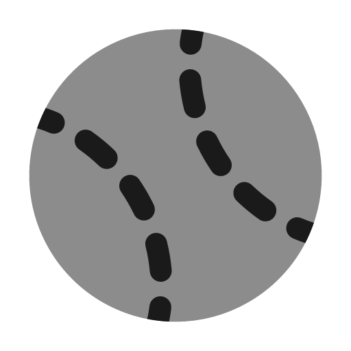 Tennis 2 bold duotone icon, two-tone style, from Solar