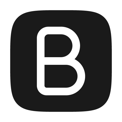 Text bold square bold icon, bold style, from Solar
