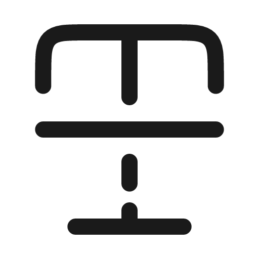 Text cross broken icon, line style, from Solar