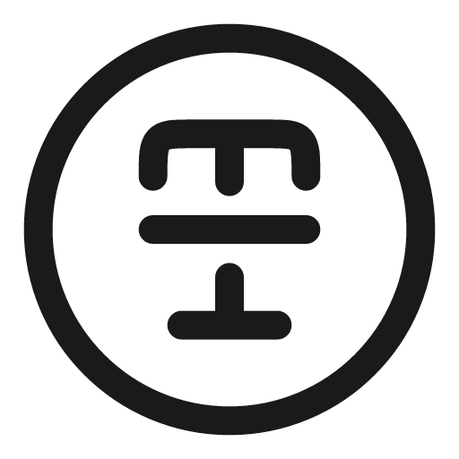 Text cross circle linear icon, line style, from Solar