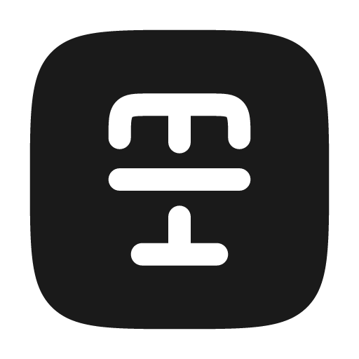 Text cross square bold icon, bold style, from Solar