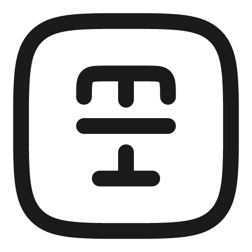 Text cross square linear icon, line style, from Solar