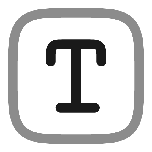 Text square line duotone icon, two-tone style, from Solar