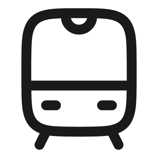 Tram linear icon, line style, from Solar