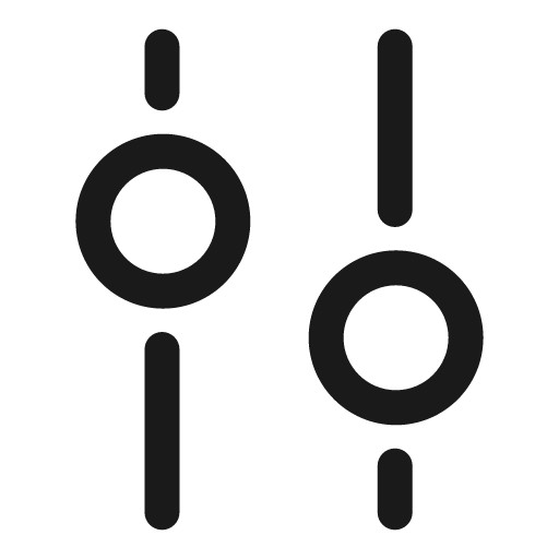 Tuning outline icon, outline style, from Solar