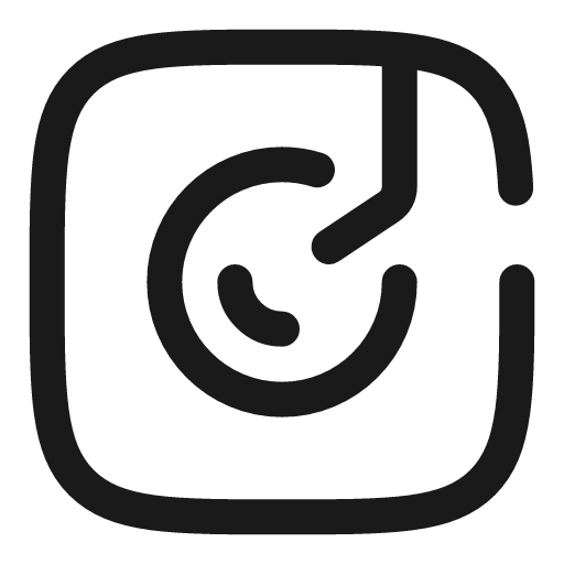 Turntable minimalistic broken icon, line style, from Solar