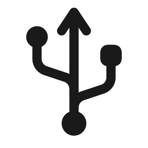 Usb bold icon, bold style, from Solar