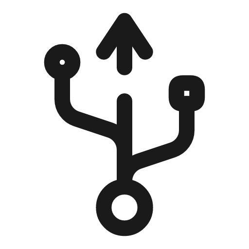 Usb broken icon, line style, from Solar