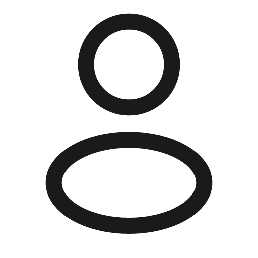 User rounded linear icon, line style, from Solar