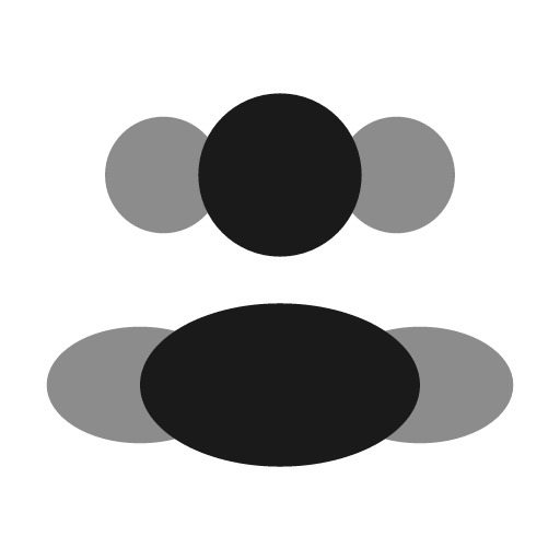 Users group two rounded bold duotone icon, two-tone style, from Solar