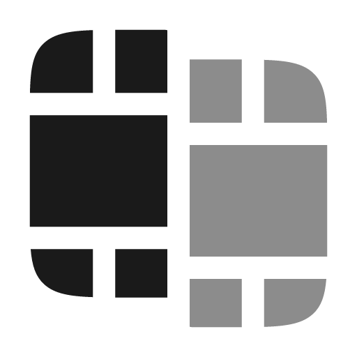Video frame 2 bold duotone icon, two-tone style, from Solar