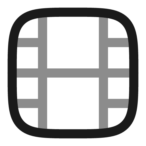 Video frame line duotone icon, two-tone style, from Solar