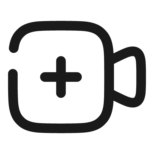Videocamera add broken icon, line style, from Solar