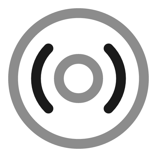 Vinyl record line duotone icon, two-tone style, from Solar