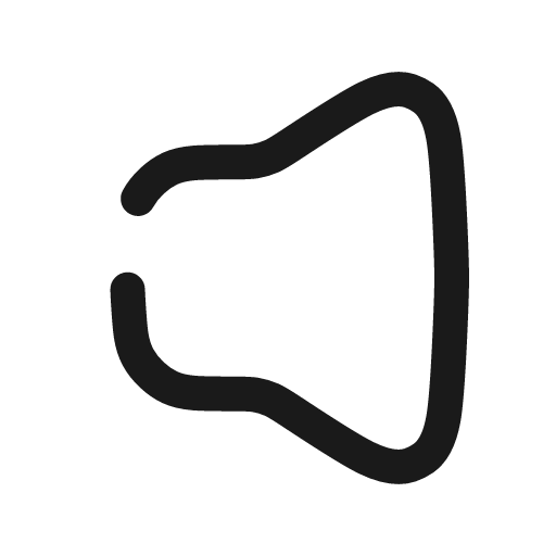 Volume broken icon, line style, from Solar
