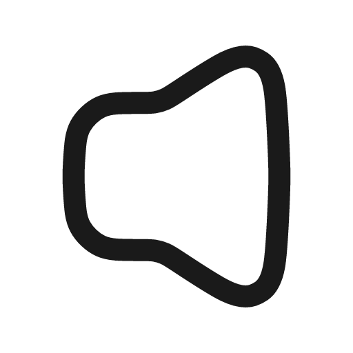 Volume linear icon, line style, from Solar