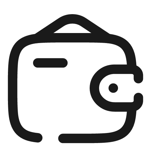 Wallet money broken icon, line style, from Solar