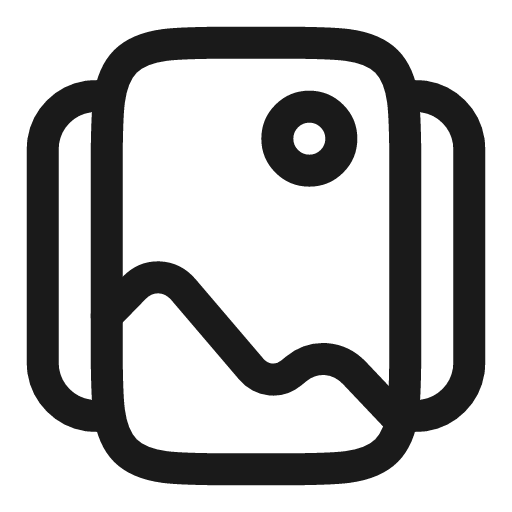 Wallpaper linear icon, line style, from Solar
