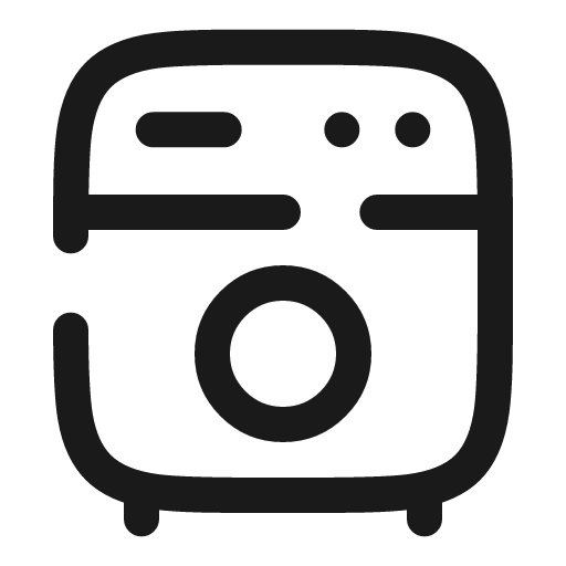 Washing machine broken icon, line style, from Solar
