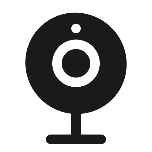 Webcam bold icon, bold style, from Solar