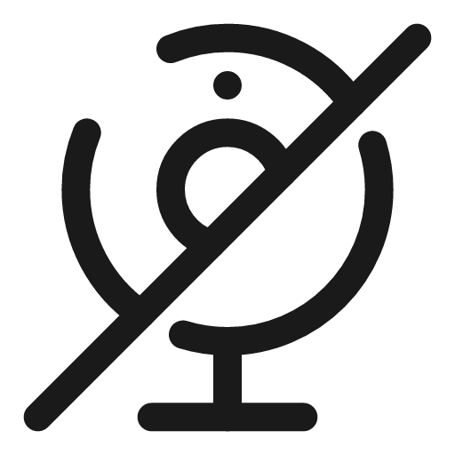 Webcam off broken icon, line style, from Solar
