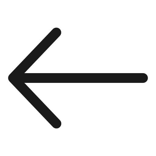Arrow left large duotone icon, two-tone style, from Stash Icons