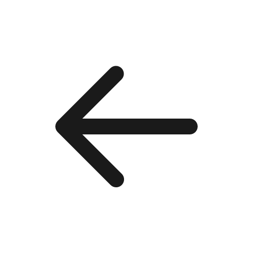 Arrow left icon, solid style, from Stash Icons