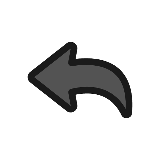 Arrow reply duotone icon, two-tone style, from Stash Icons