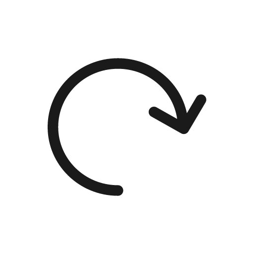Arrow retry light icon, light style, from Stash Icons