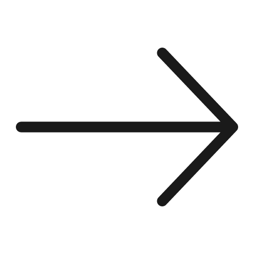 Arrow right large light icon, light style, from Stash Icons