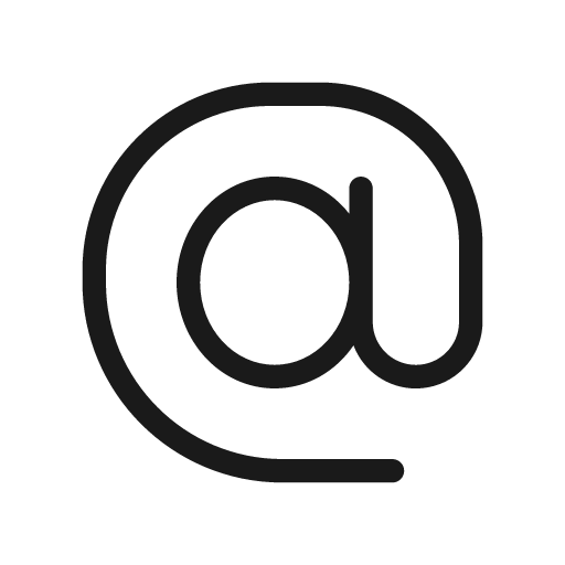 At symbol light icon, light style, from Stash Icons
