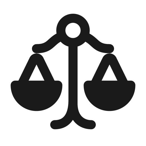 Balance solid icon, filled style, from Stash Icons