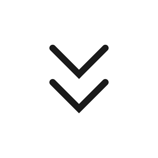 Chevron double down light icon, light style, from Stash Icons