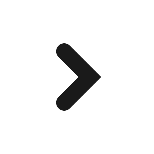 Chevron right solid icon, filled style, from Stash Icons