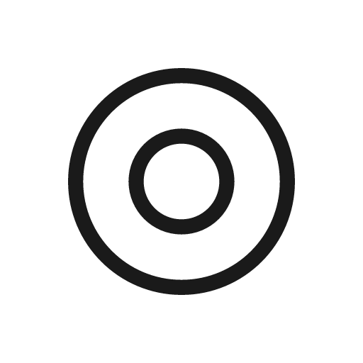 Circle dot light icon, light style, from Stash Icons