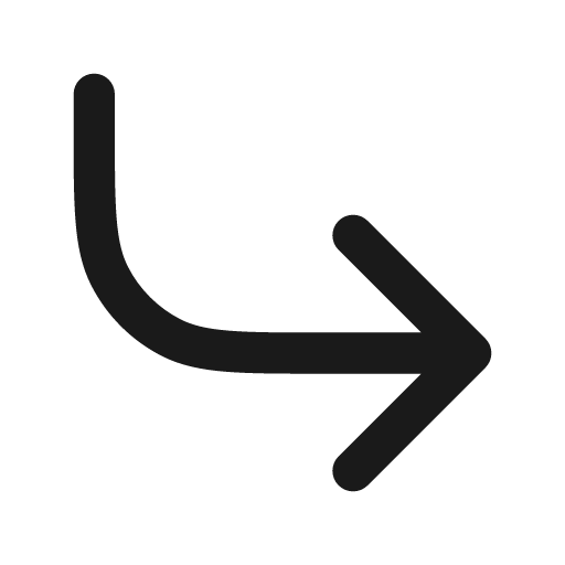Corner down right duotone icon, two-tone style, from Stash Icons